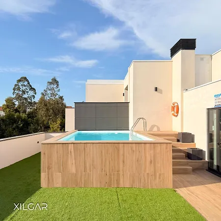 Апартаменты Xilgar Apto Rocafort En La Playa, Con Piscina *